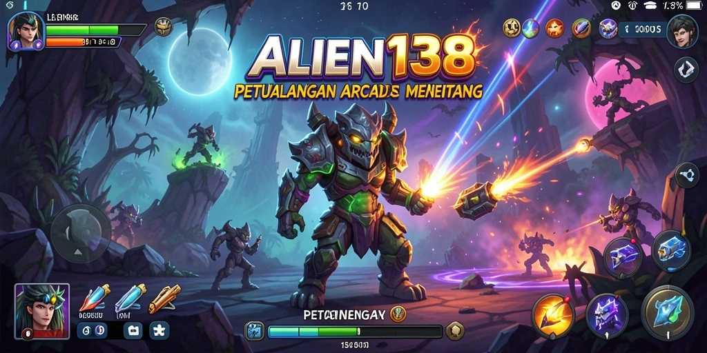 Screenshot gameplay ALIEN138 dengan aksi seru dan rintangan yang menantang.