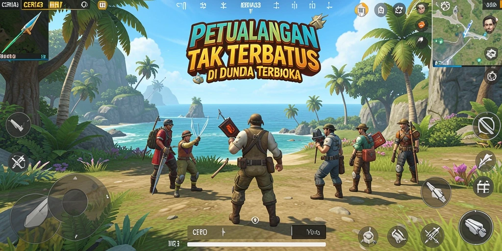 Gameplay menarik di dunia terbuka CERIA33 yang penuh petualangan.