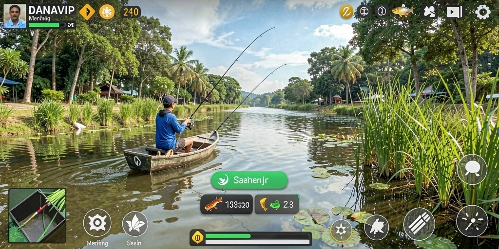 Tangkapan ikan yang menawan dengan gameplay yang mengesankan.