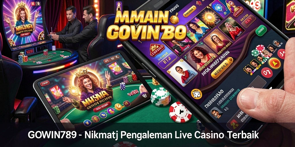 Tampilan gameplay Live Casino GOWIN789 yang menarik dan interaktif.