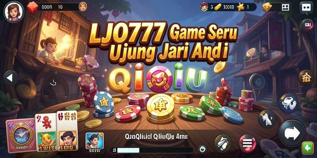 Screenshot LJO777 menampilkan gameplay QiuQiu yang menarik.