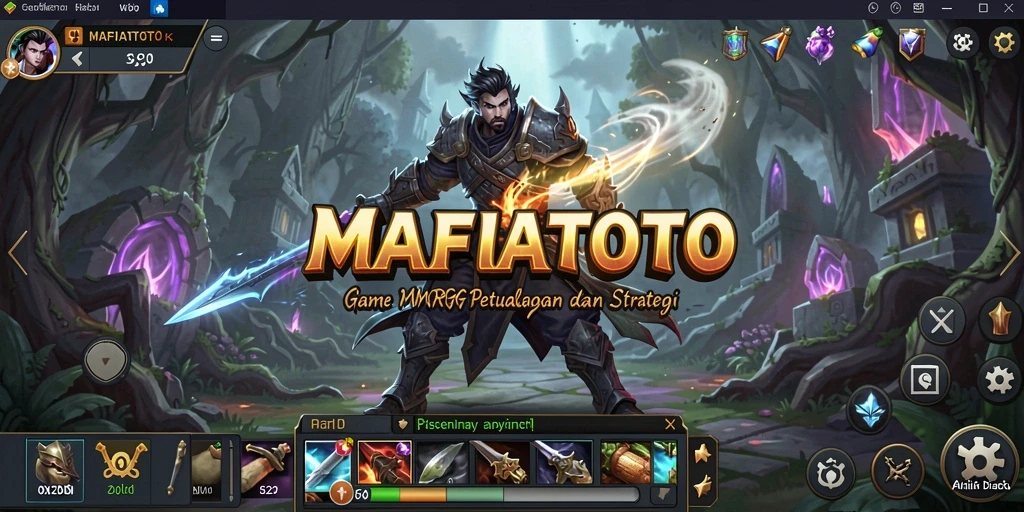Screenshot MAFIATOTO menampilkan aksi seru dalam dunia MMORPG.