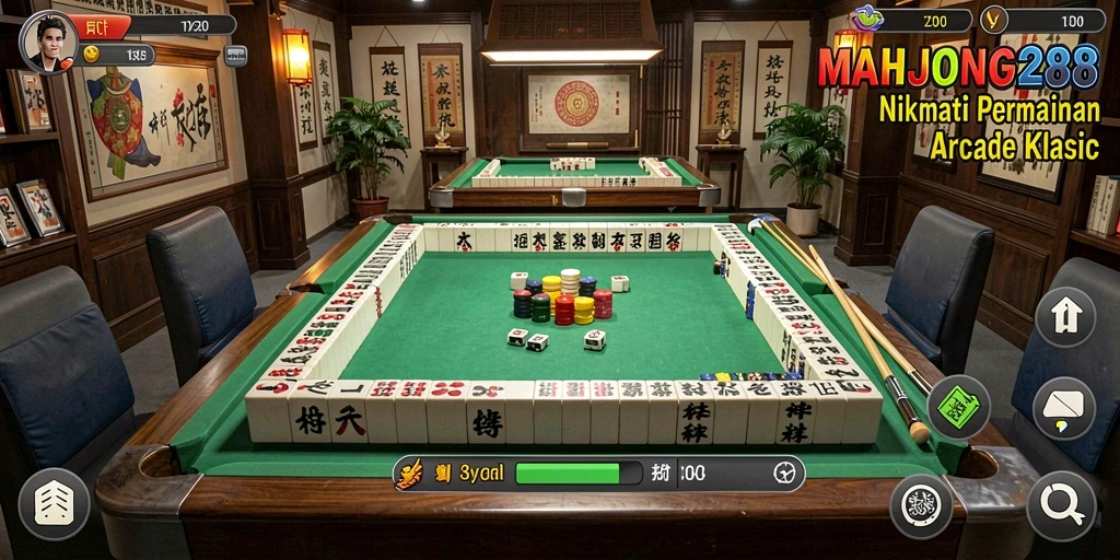 Tampilan menarik dari gameplay MAHJONG288 yang mengasyikkan.
