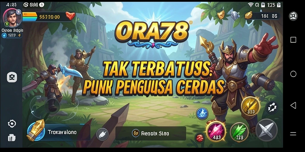 Tampilan game ORA78 dengan strategi militer yang intens.