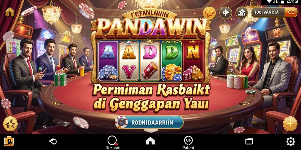 Tangkapan layar utama dari gameplay PANDAWIN yang menarik.