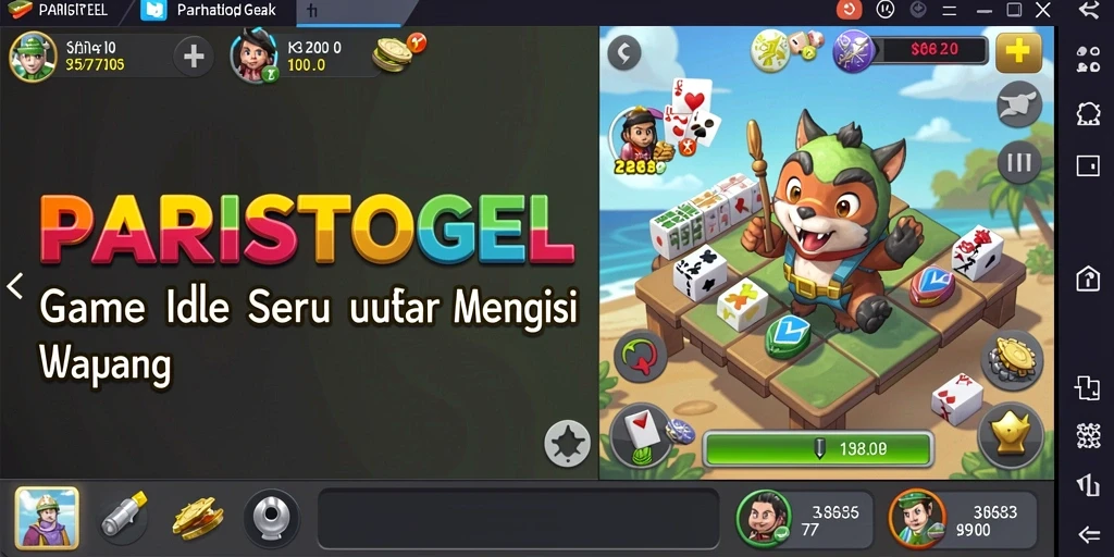 Tampilan gameplay <strong>PARISTOGEL</strong> yang seru dan menarik.