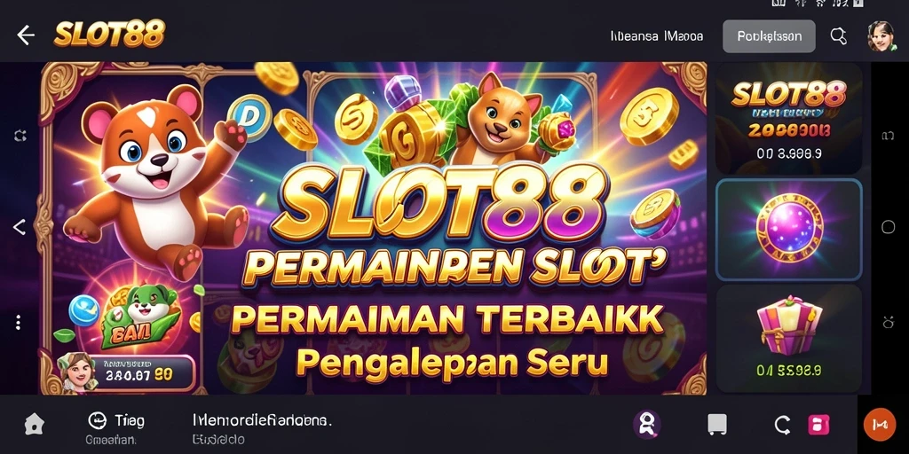 Tampilan gameplay SLOT88 yang menarik dengan berbagai fitur seru.