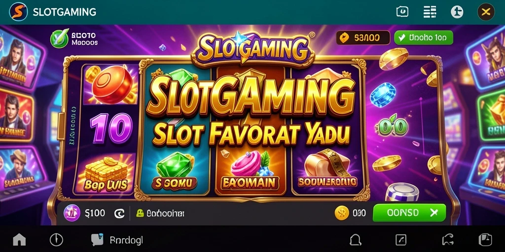 Tampilan gameplay SLOTGAMING yang menarik dan mendebarkan.